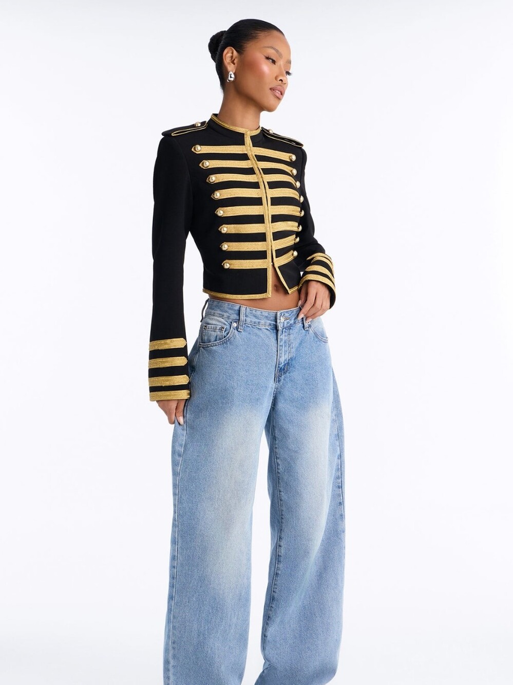 Militant Embellished Trim Jacket - Picture 2 of 4